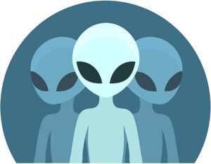 Roswell Aliens Iron On Transfer #2