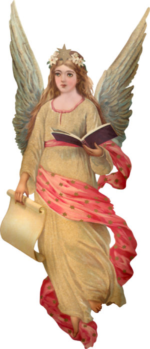 Vintage Angel Iron On Transfer #10