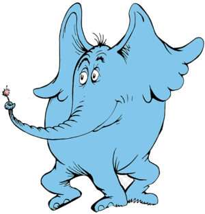 Dr Seuss Horton Hears A Who Iron On Transfer #16