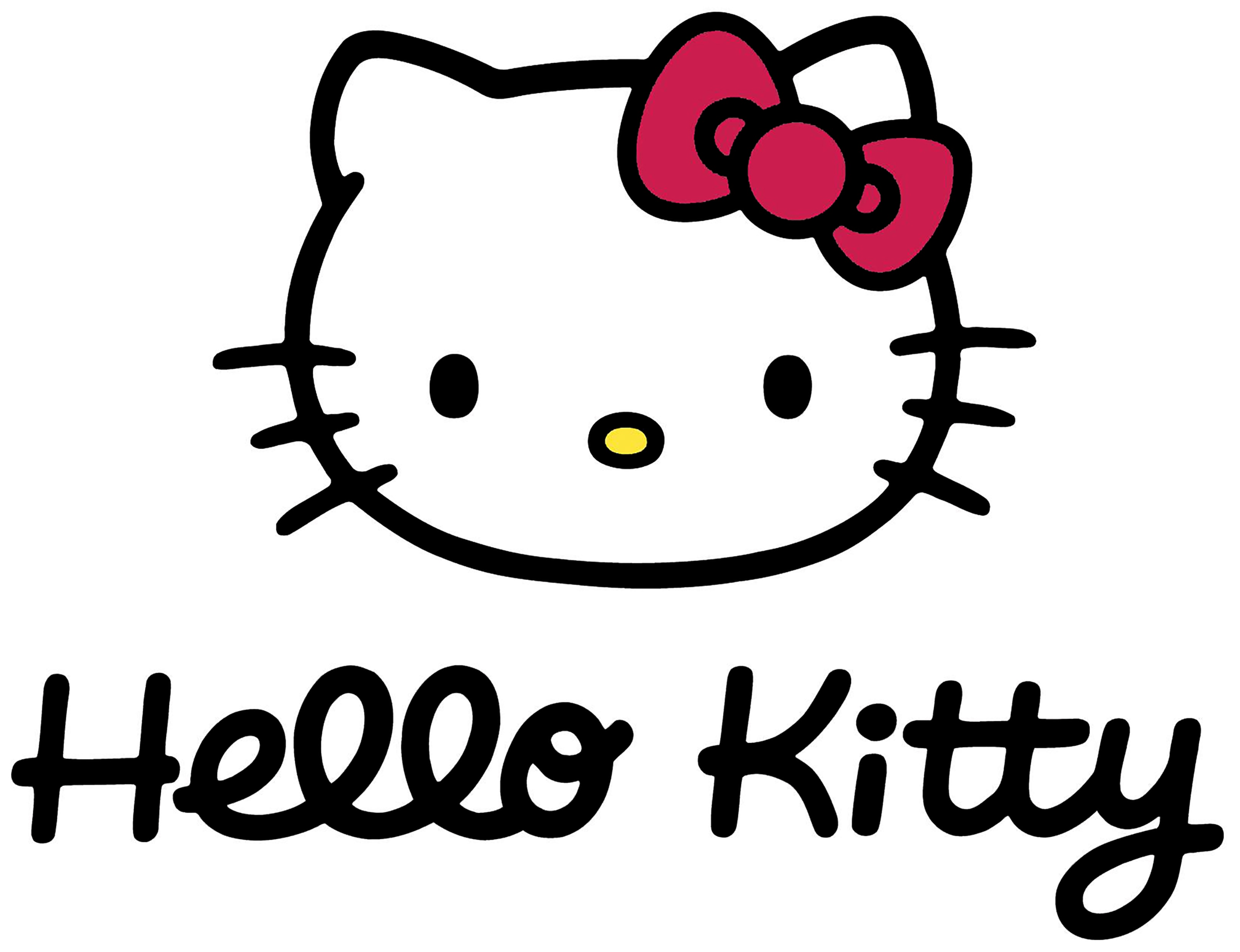 3X3" Hello Kitty glitter IRON On TRANSFER Heat Vinyl ハロー・キティ pink bow bear drink 