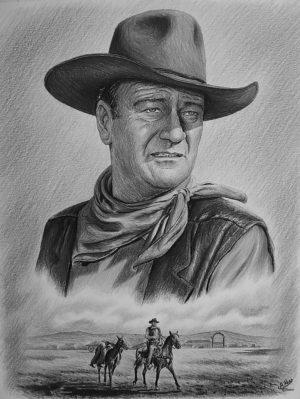John Wayne Iron On Transfer #1