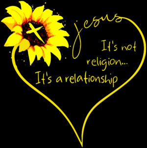 Jesus It’s Not Religion It’s A Relationship Iron On Transfer #12