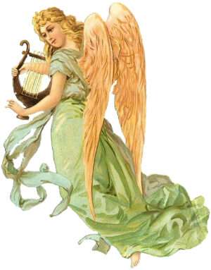 Vintage Angel Iron On Transfer #7