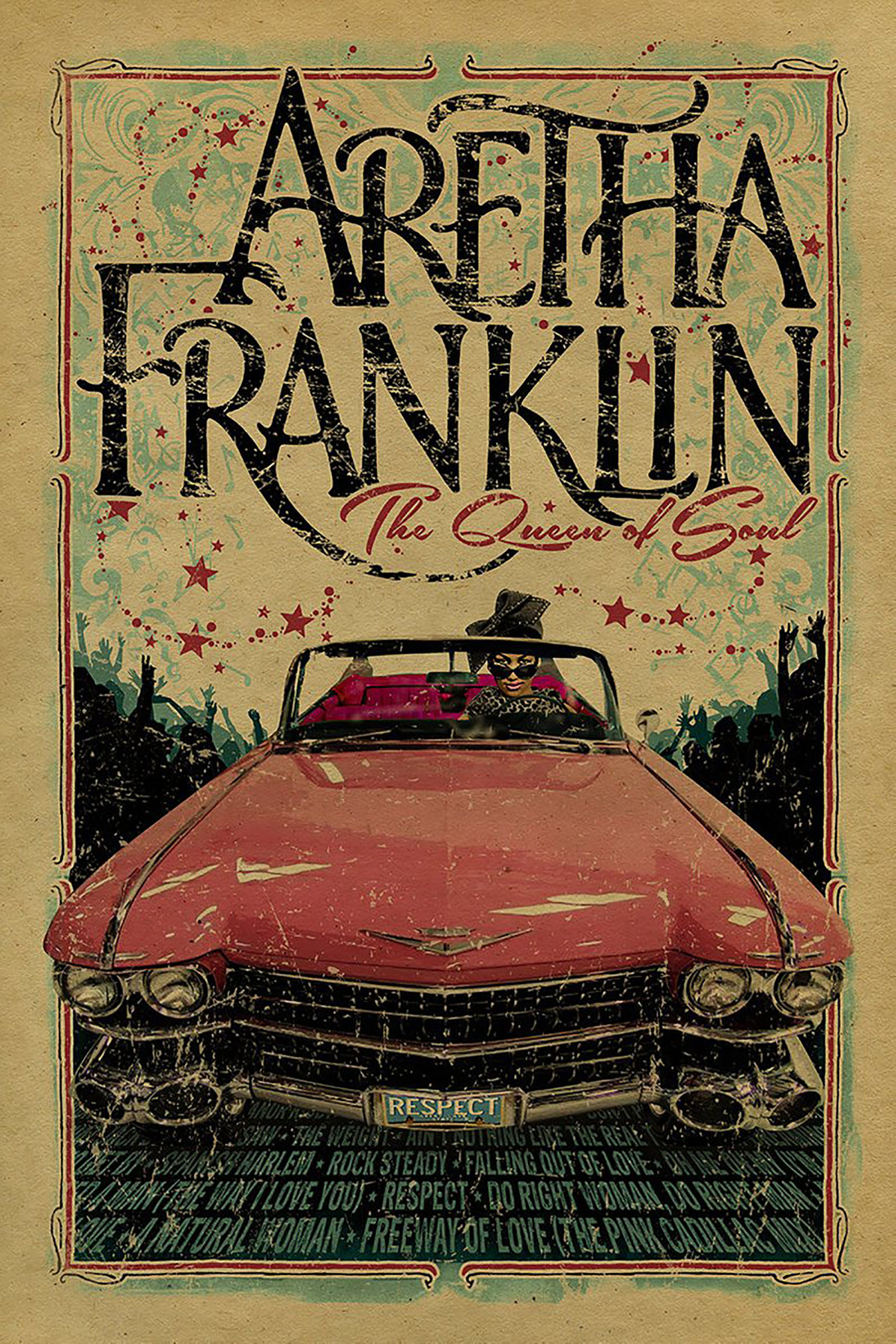 Aretha Franklin The Queen Of Soul Iron On Transfer #3