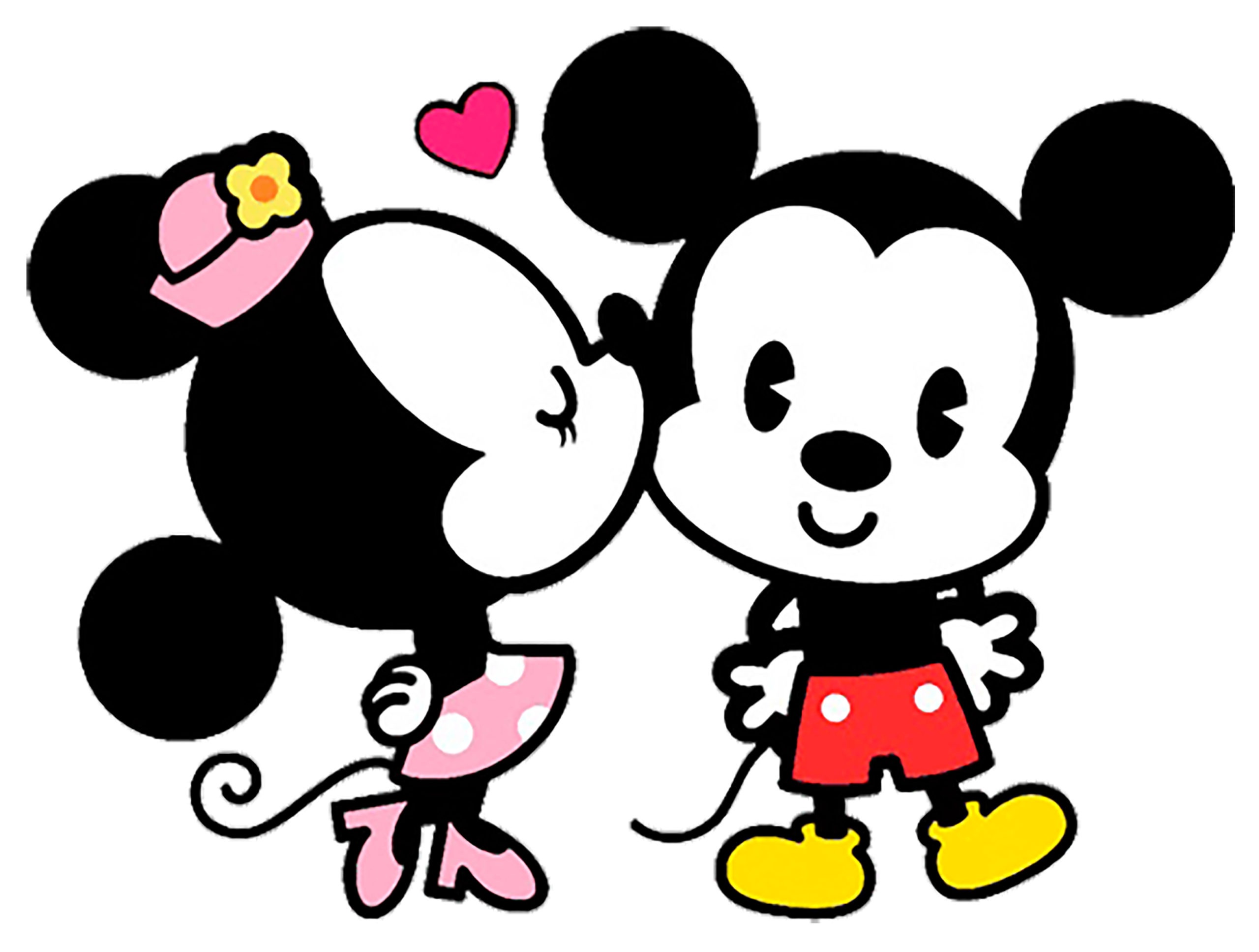 Mickey and Minnie Mouse Valentine Iron On Transfer #5 - Divine Bovinity  Design