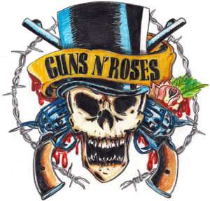 Guns N Roses Iron On Transfer #3