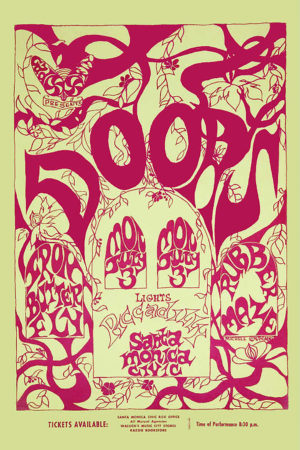 The Doors Jim Morrison Vintage Concert Poster Iron On Transfer #6