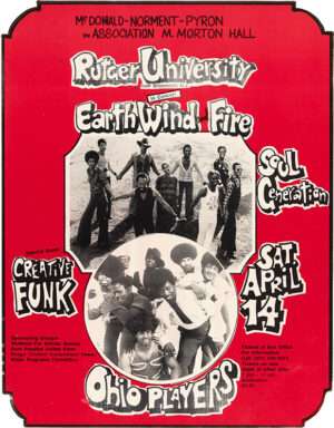 Earth Wind & Fire Vintage Concert Poster Iron On Transfer #2