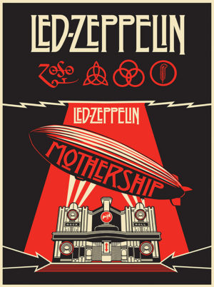 Led Zeppelin Mothership Poster Iron On Transfer #15