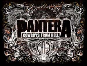 Pantera Cowboys From Hell Iron On Transfer #1