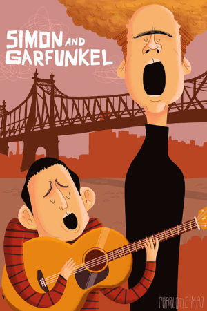 Simon and Garfunkel Iron On Transfer #2