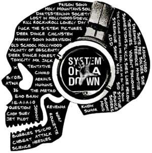 System Of A Down Iron On Transfer #2