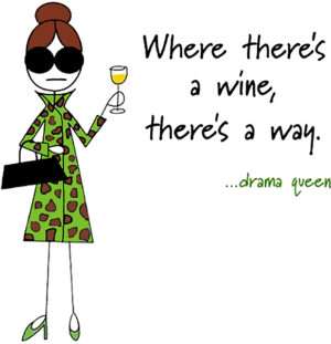 Where There’s A Wine There’s A Way Iron On Transfer #2