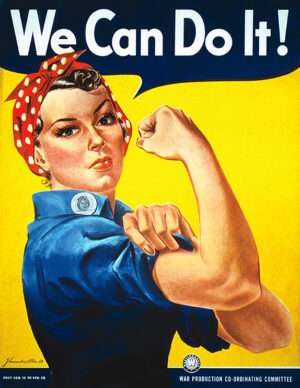 We Can Do It! Rosie The Riveter Iron On Transfer #1