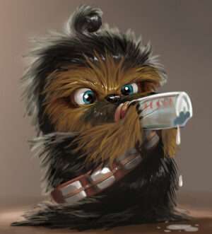 Baby Chewbacca Star Wars Iron On Transfer #12