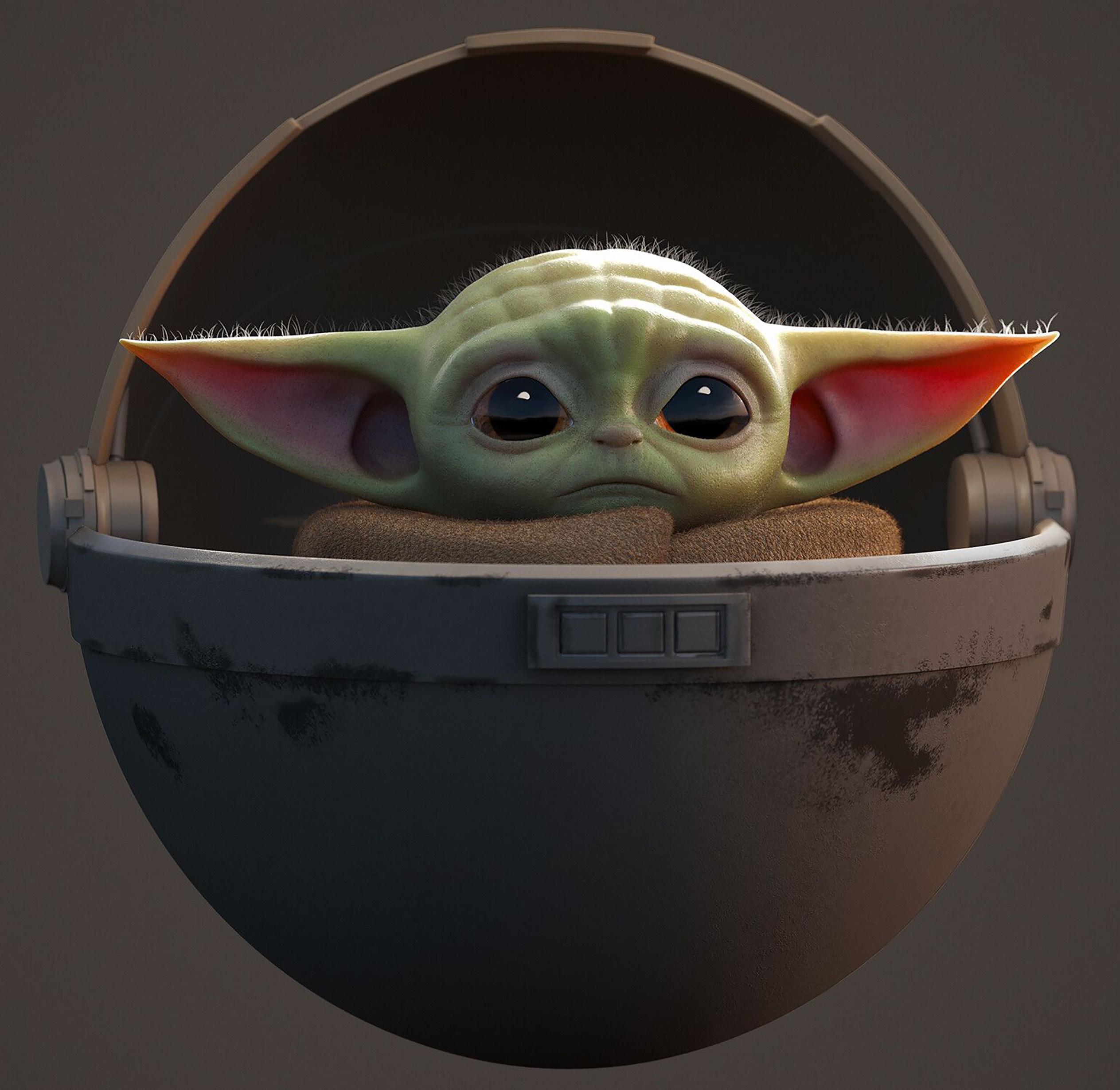Star Wars Baby Yoda Iron On Transfer Light/Dark Fabrics 
