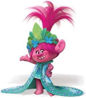 Trolls World Tour Queen Poppy Iron On Transfer #26