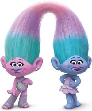 Trolls Satin and Chenille Iron On Transfer #6