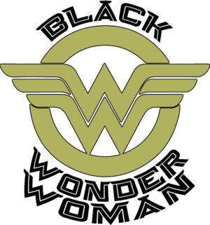 Black Wonder Woman Logo Iron On Transfer #11