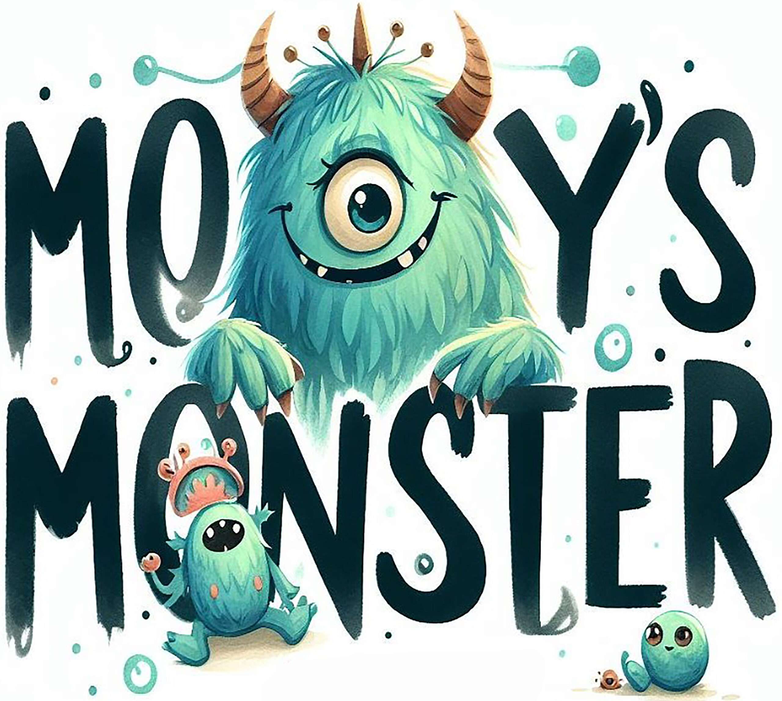 Mommy’s Monster Iron On Transfer #4