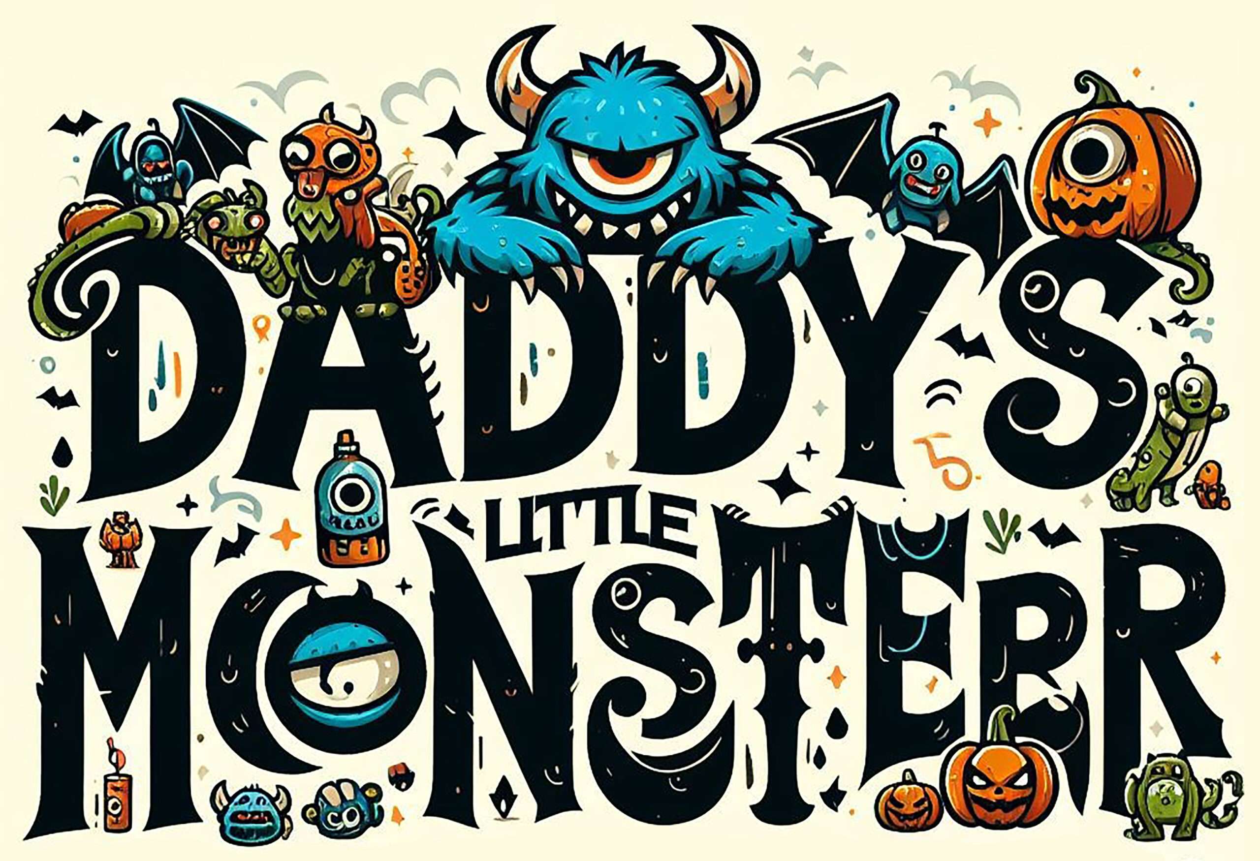 Daddy’s Little Monster Iron On Transfer #7