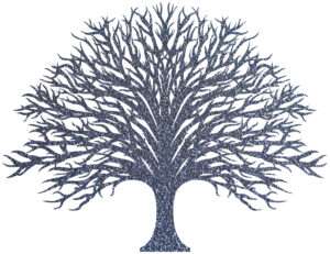 Silver Glitter Tree Of Life Iron On Transfer #8