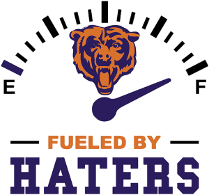 Fueled By Haters Chicago Bears Football Iron On Transfer #9