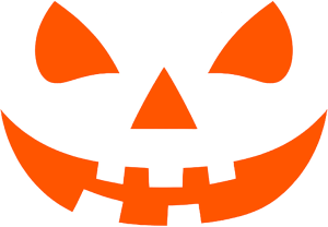 Halloween Jack O Lantern Face Iron On Transfer #14