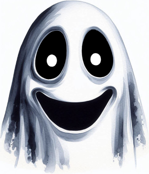 Happy Sheet Ghost Iron On Transfer #19