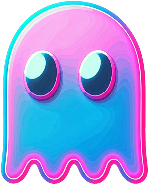 Trippy Psychedelic Pink Ghost Iron On Transfer #24