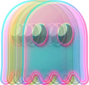 Trippy Psychedelic Ghost Iron On Transfer #26