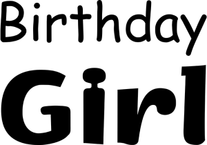 Birthday Girl Iron On Transfer #6