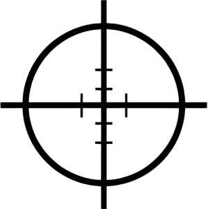 Crosshairs Gun Scope Iron On Transfer #5