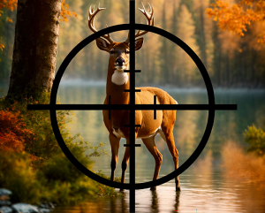 Deer Hunter Crosshairs Iron On Transfer #6